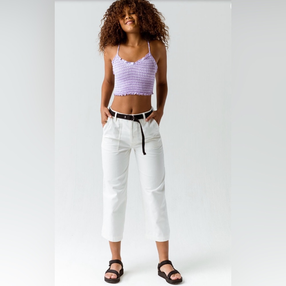 VANS Clark Womens Wide Leg Belted Pants, Size 27